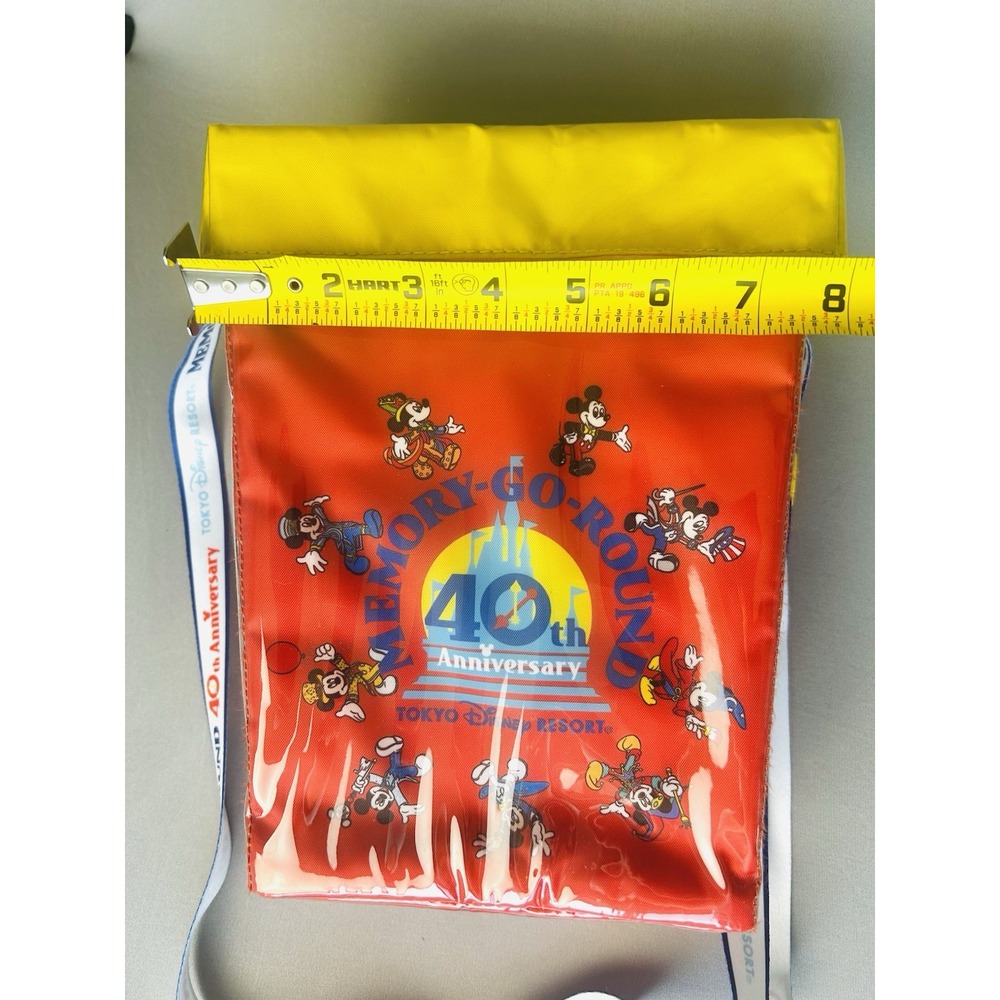 Tokyo Disney Resort 40th Anniversary Memory Go Round Popcorn Bucket Lunch Bag - Picture 14 of 15